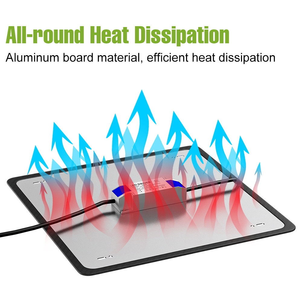 400W LED Grow Light Full Spect - Echeveria Succulent ulasan dan harga