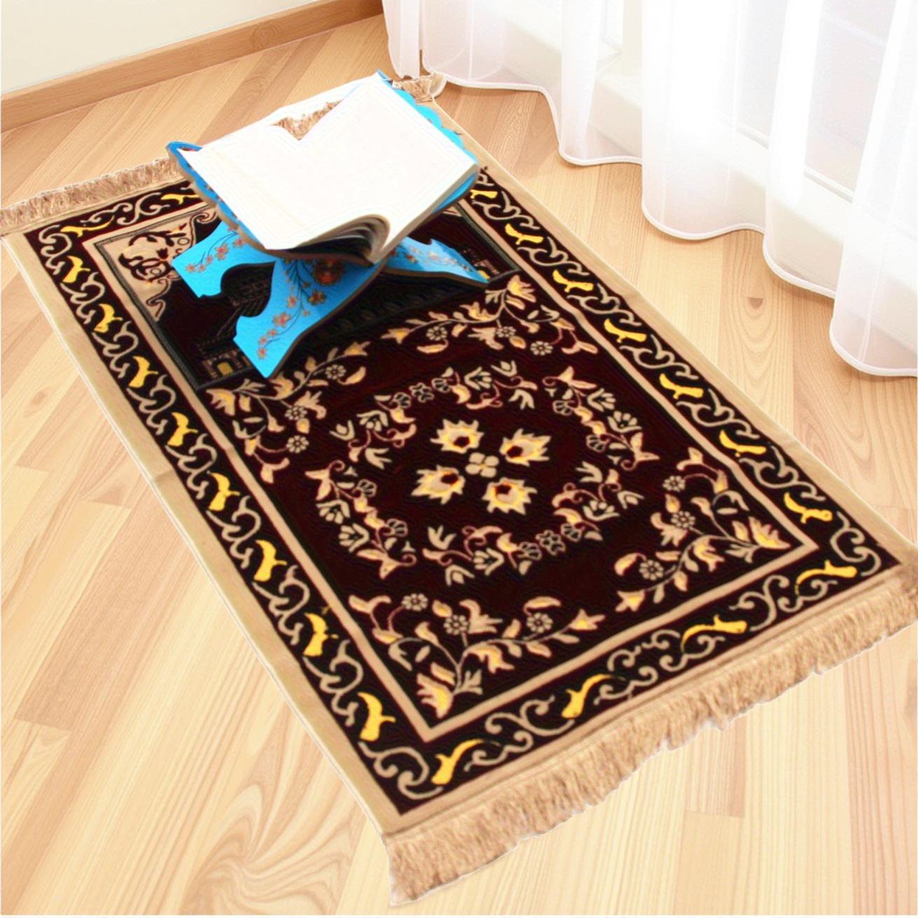 Islamic  Velvet Prayer Rug (65 - Maranta Prayer Plant ulasan dan harga