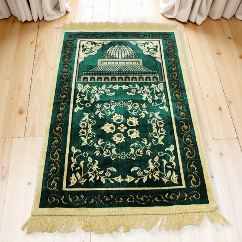 Islamic  Velvet Prayer Rug (65 - Maranta Prayer Plant ulasan dan harga