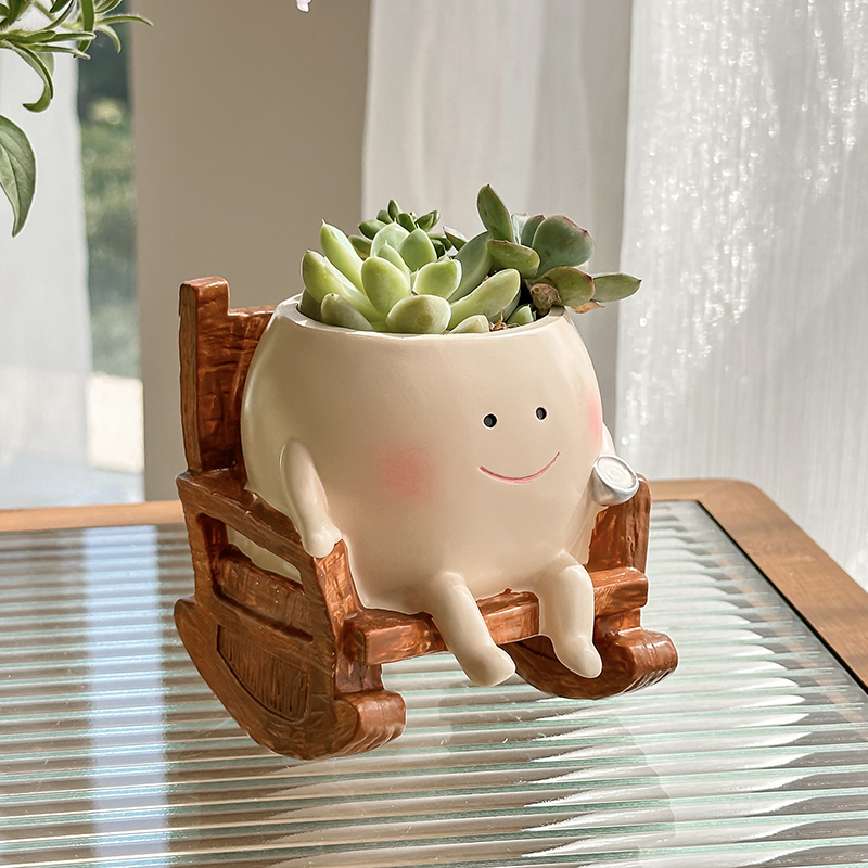 Stylish Cute Cartoon Ghost Res - Echeveria Succulent ulasan dan harga