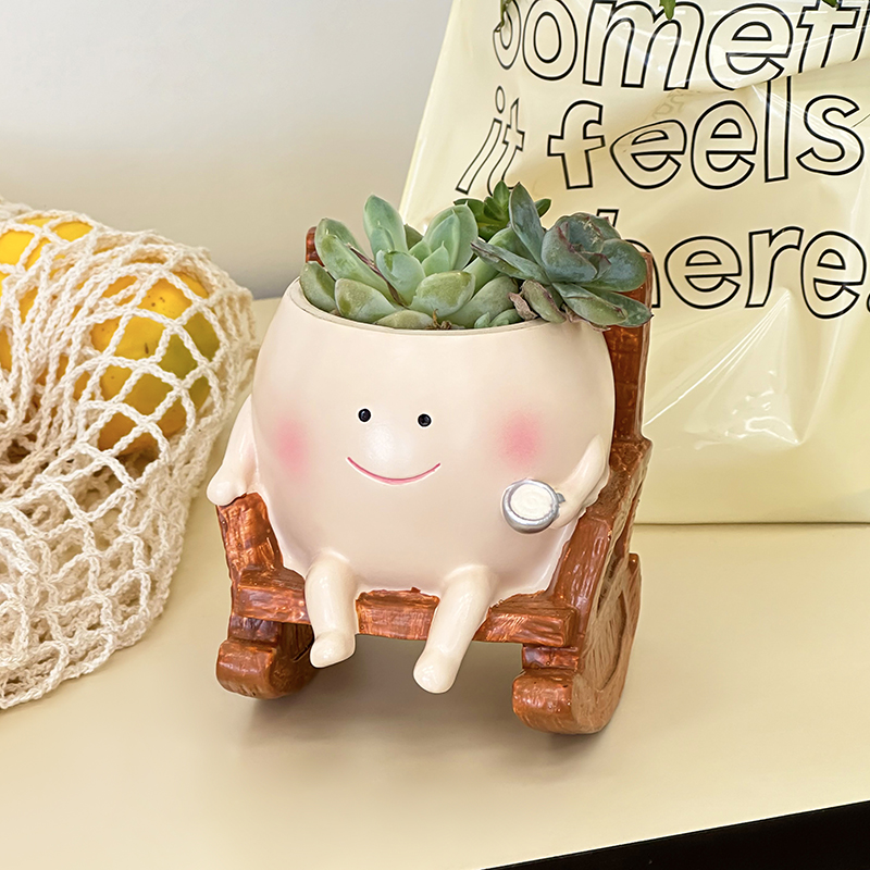 Stylish Cute Cartoon Ghost Res - Echeveria Succulent ulasan dan harga