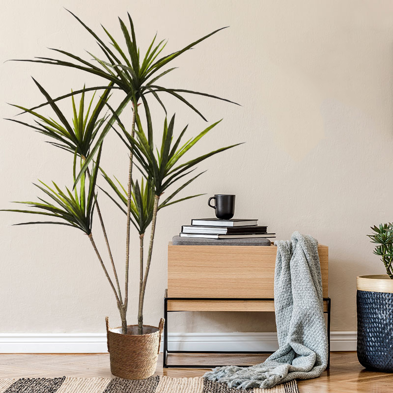 90-120cm Large Artificial Drac - Ficus Lyrata Tree ulasan dan harga