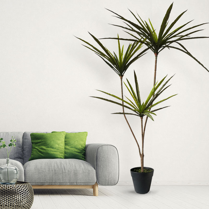 90-120cm Large Artificial Drac - Ficus Lyrata Tree ulasan dan harga