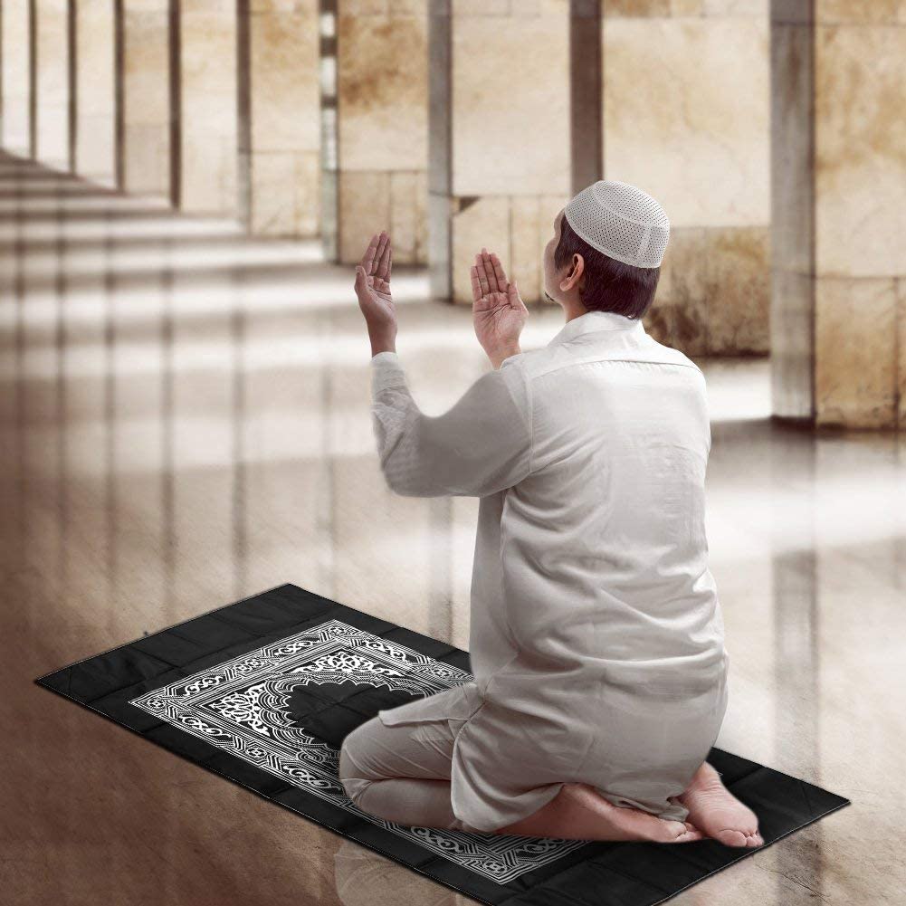 100*60cm Muslim Prayer Rug Pol - Maranta Prayer Plant ulasan dan harga