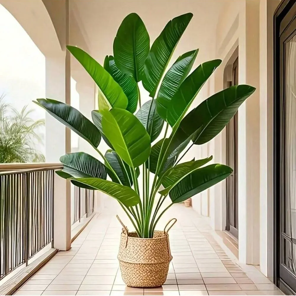 1pc 18 Leaves Artificial Plant - Ficus Lyrata Tree ulasan dan harga