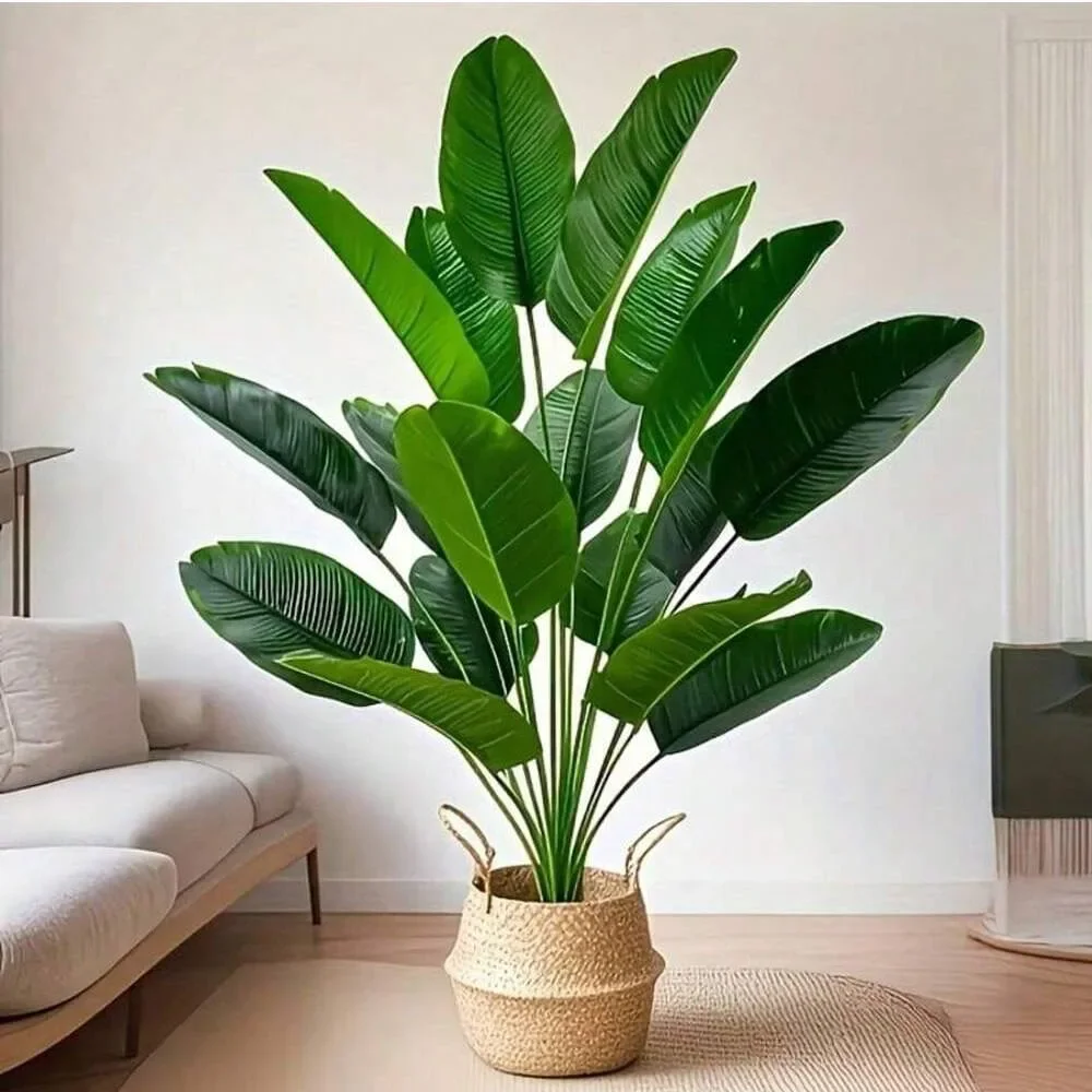 1pc 18 Leaves Artificial Plant - Ficus Lyrata Tree ulasan dan harga
