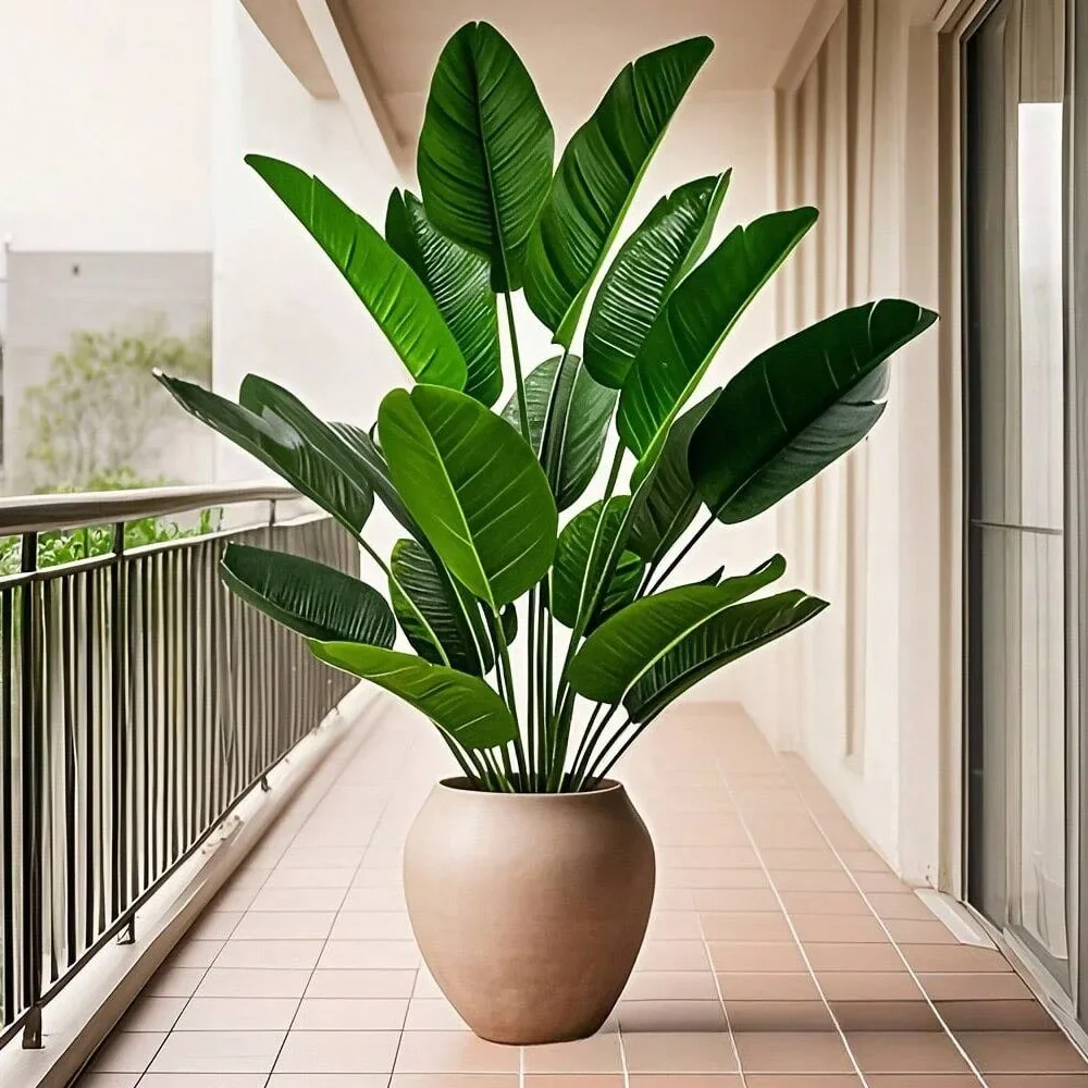1pc 18 Leaves Artificial Plant - Ficus Lyrata Tree ulasan dan harga